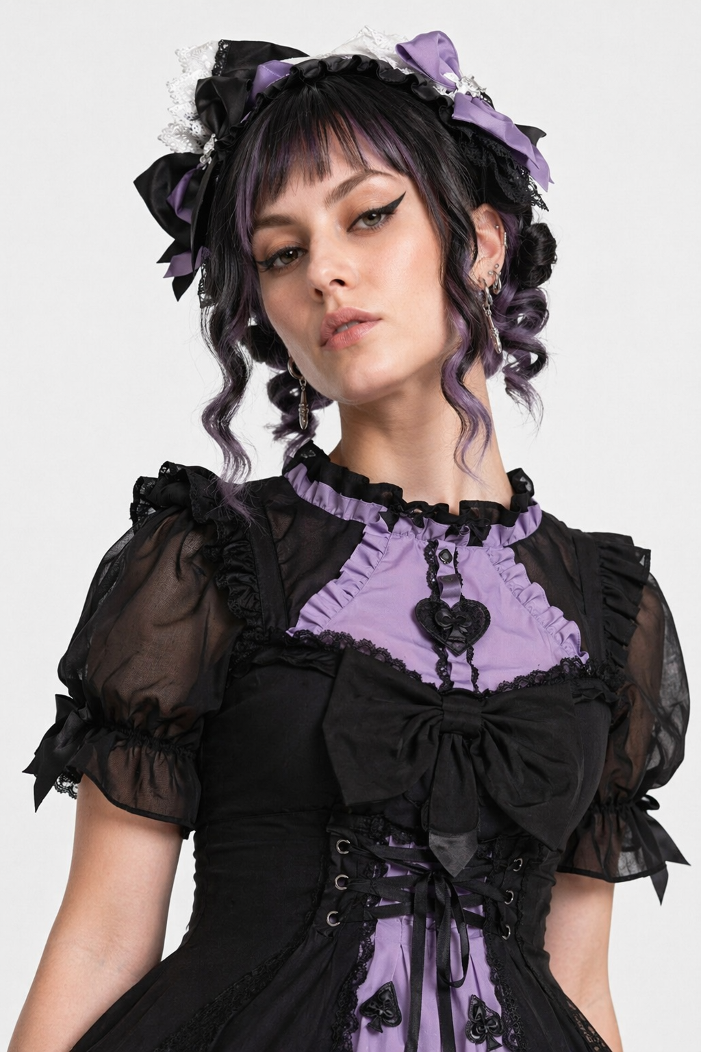 Purple Spade Lolita Dress for Enchanting Evening Looks XS