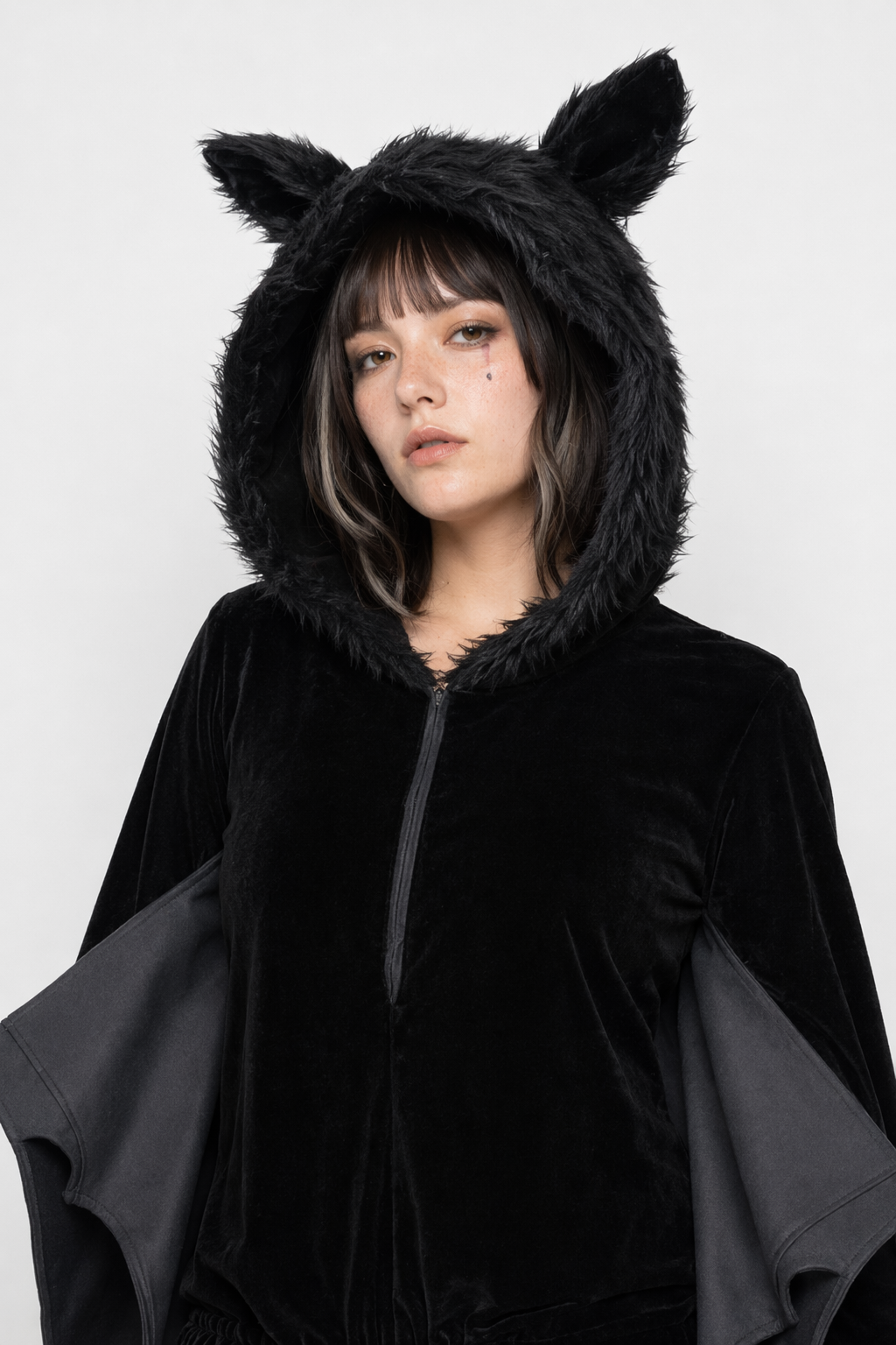 Bat-Wing Furry Complete Cosplay Set for Halloween Fun XXL
