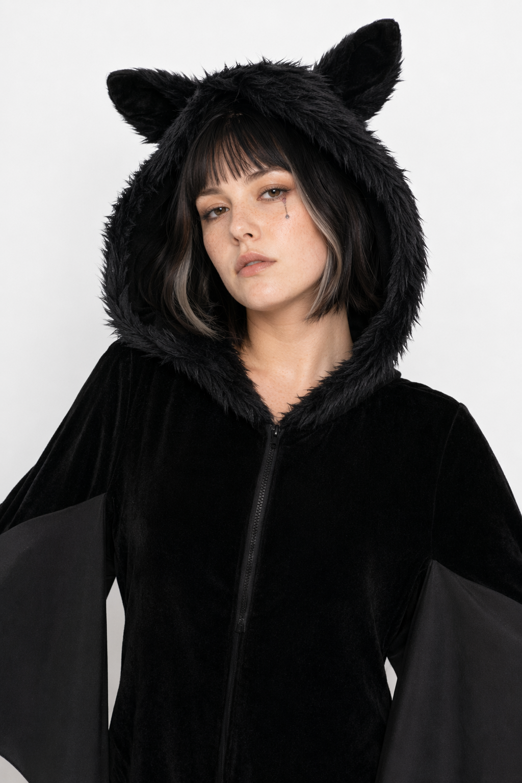 Bat-Wing Furry Complete Cosplay Set for Halloween Fun XXXL