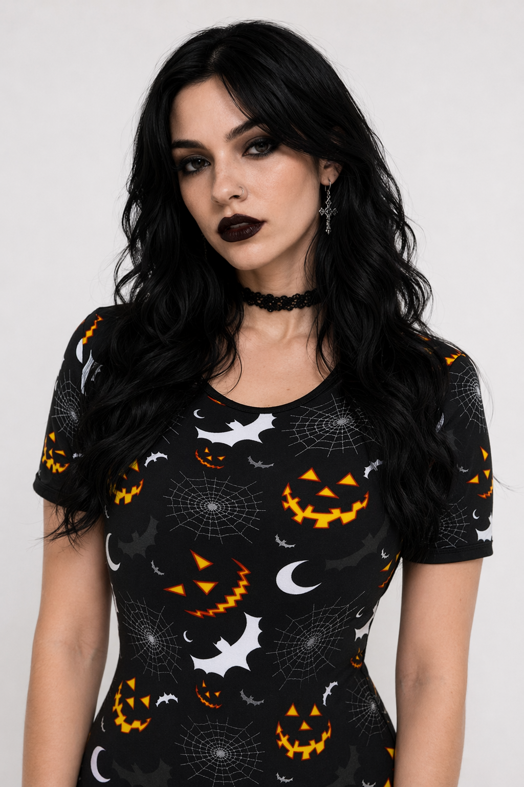 Spooky Cute Black Adult Onesie Available Org Instock with Size Chart M