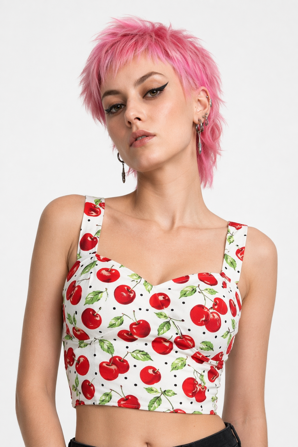 Classy Summer Crop Top Camisole with Built-In Support 20