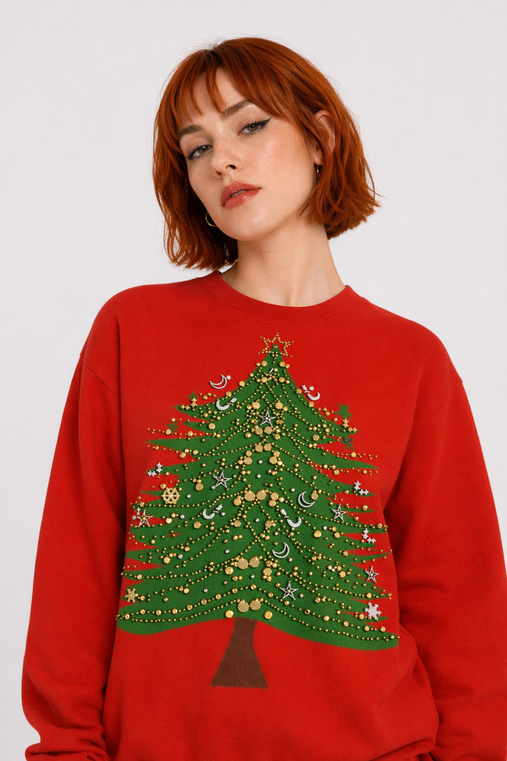Cozy Christmas Crewneck Sweaters for Holiday Cheer Christmas Tree