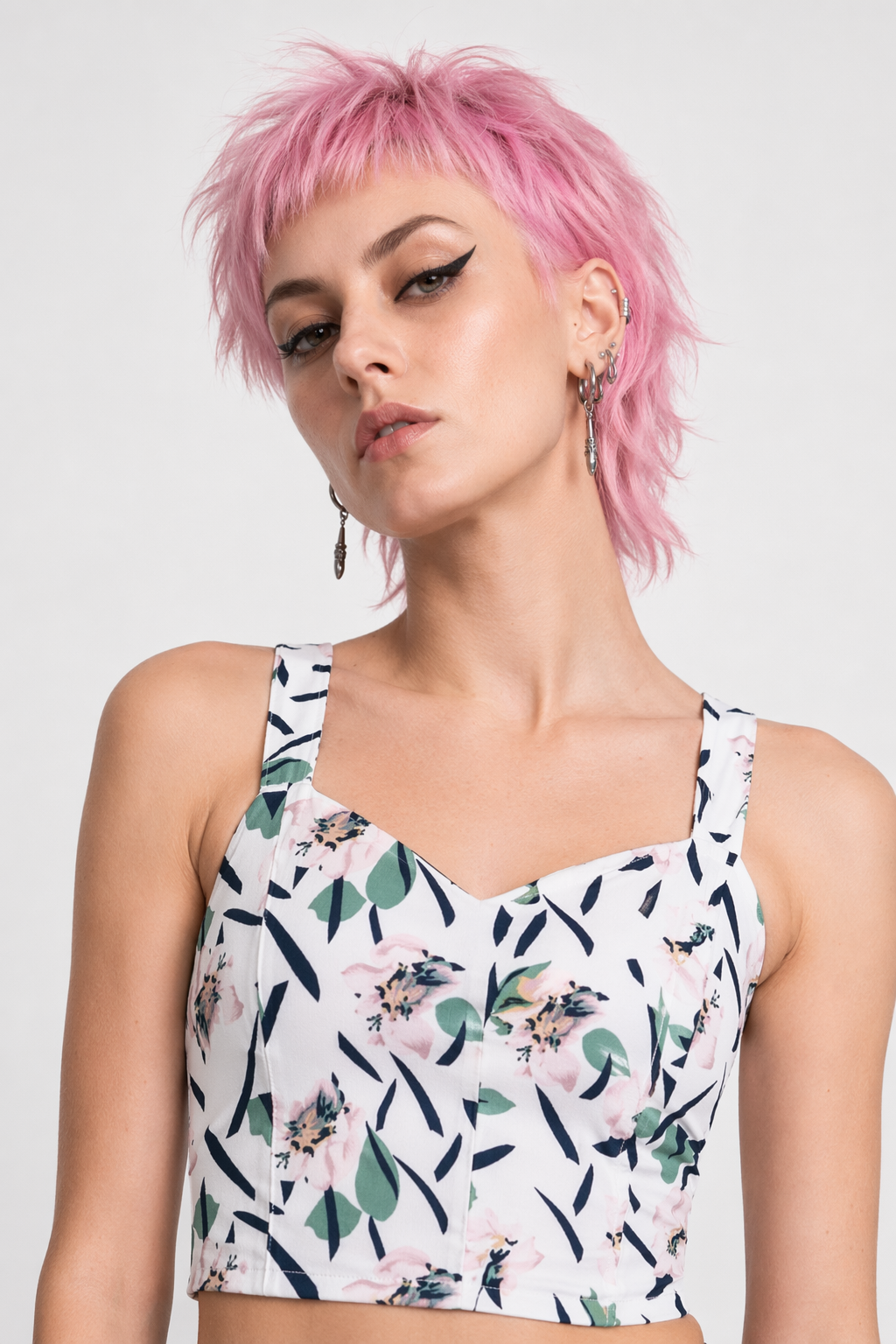 Classy Summer Crop Top Camisole with Built-In Support 14