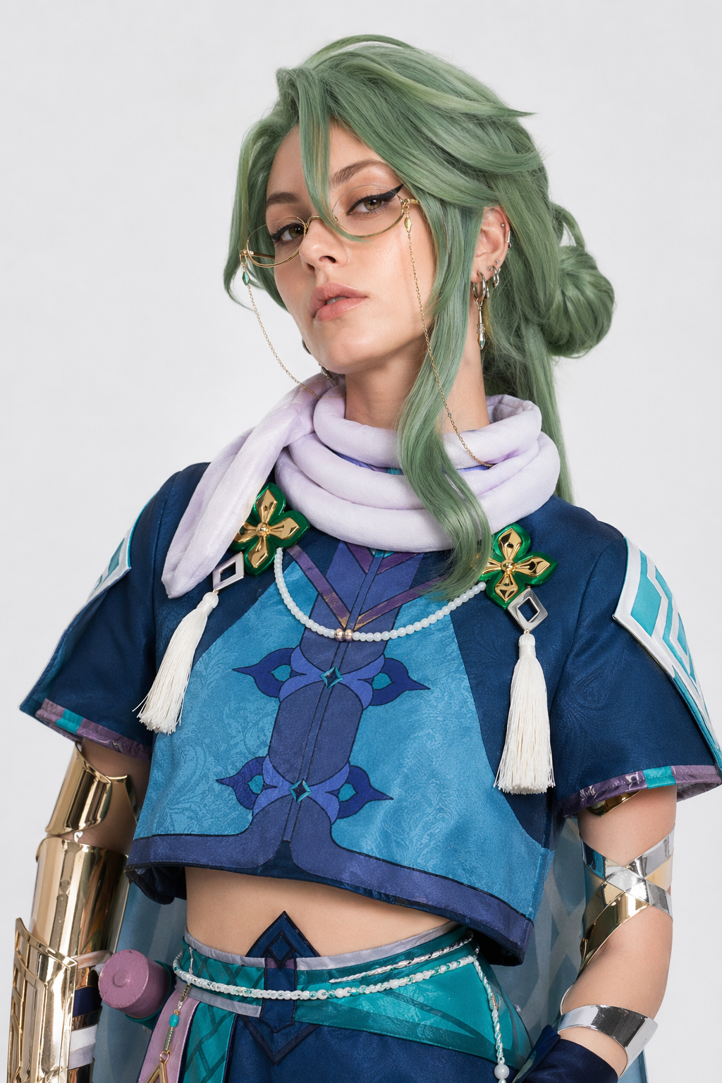 Genshin Impact Baizhu Cosplay Costume XS