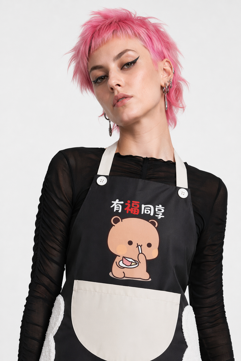 Dudu & Bubu Kitchen Apron for Fun and Stylish Cooking C