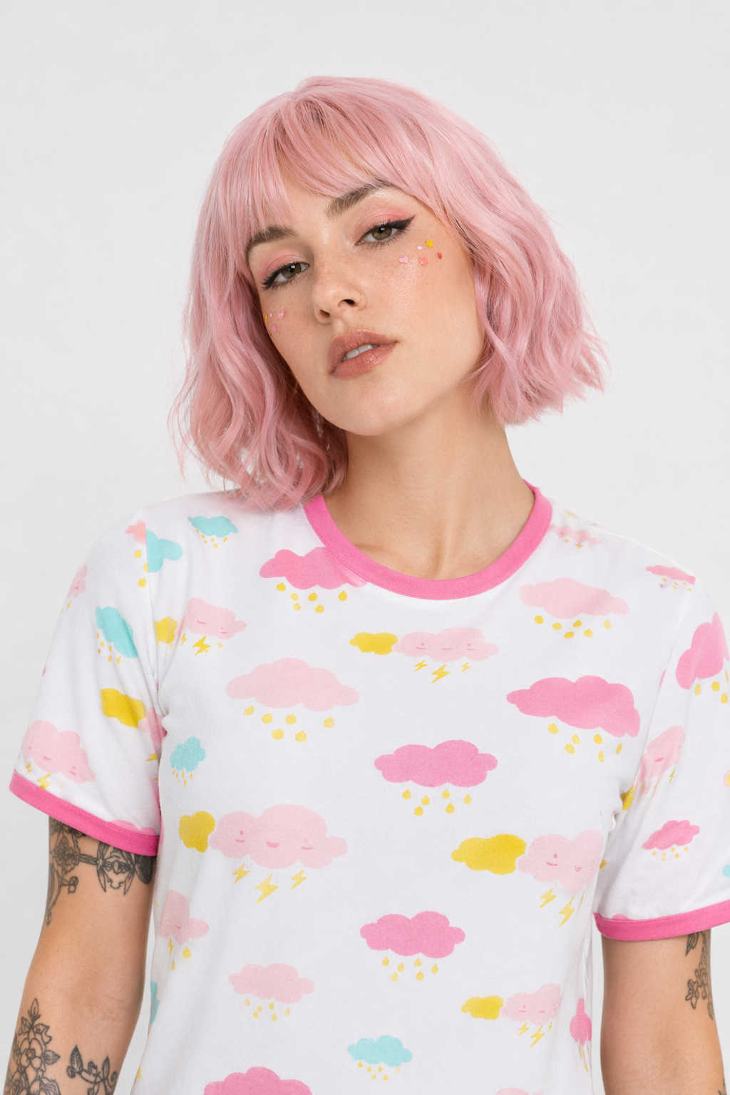 Cloudy Sky Adult Onesie with Snap Crotch for Kawaii Relaxation XXXL