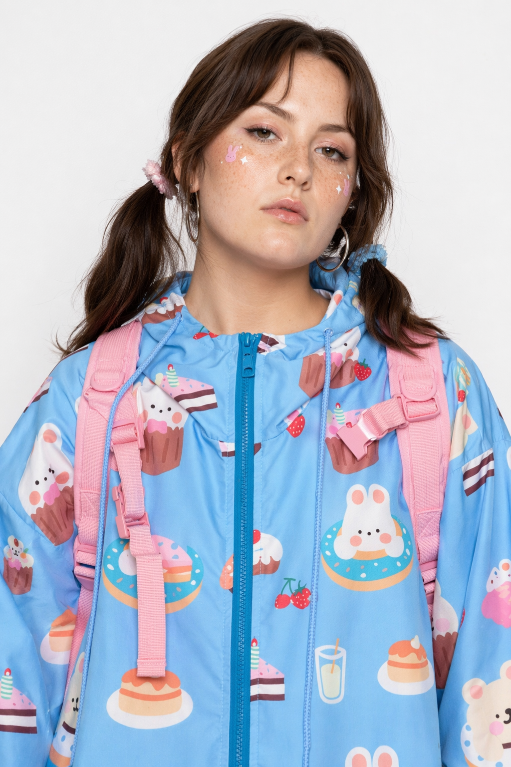 Bunny Inspired Windbreaker Coat for Cold Winter Days L