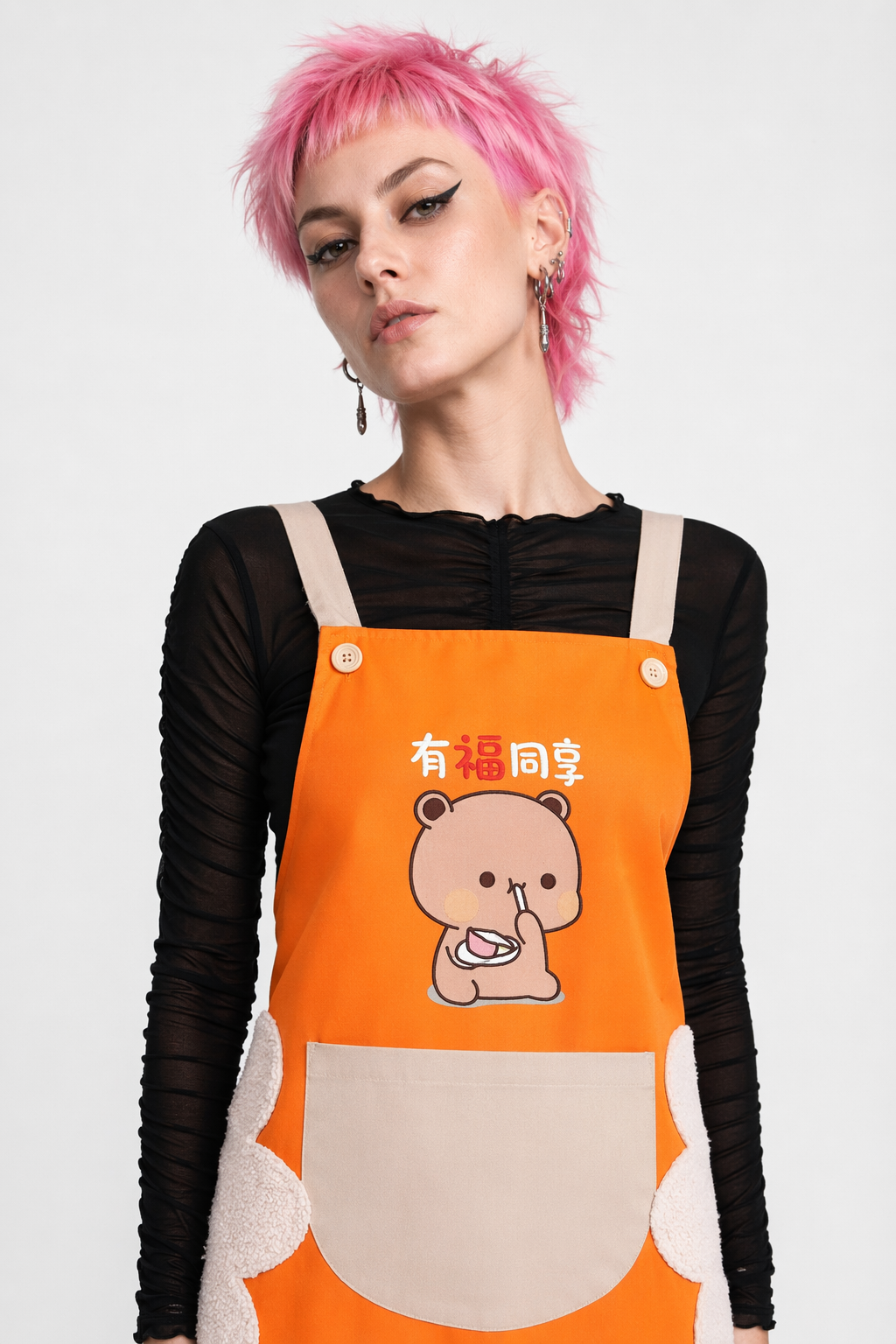 Dudu & Bubu Kitchen Apron for Fun and Stylish Cooking E