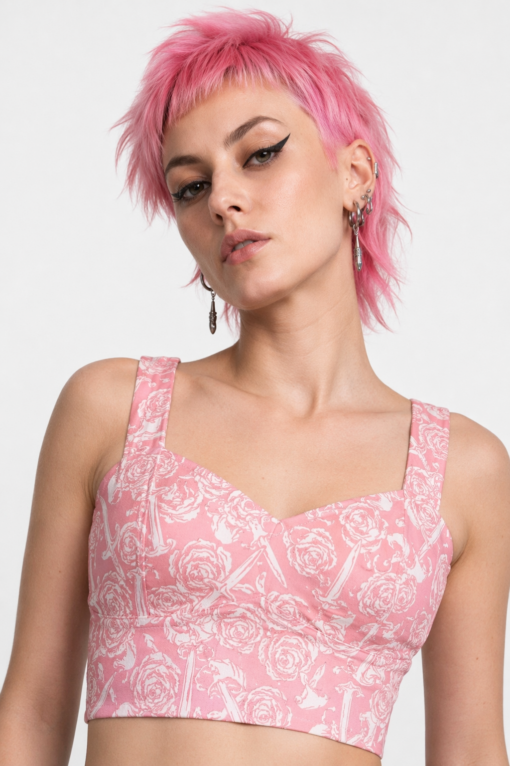Classy Summer Crop Top Camisole with Built-In Support 10