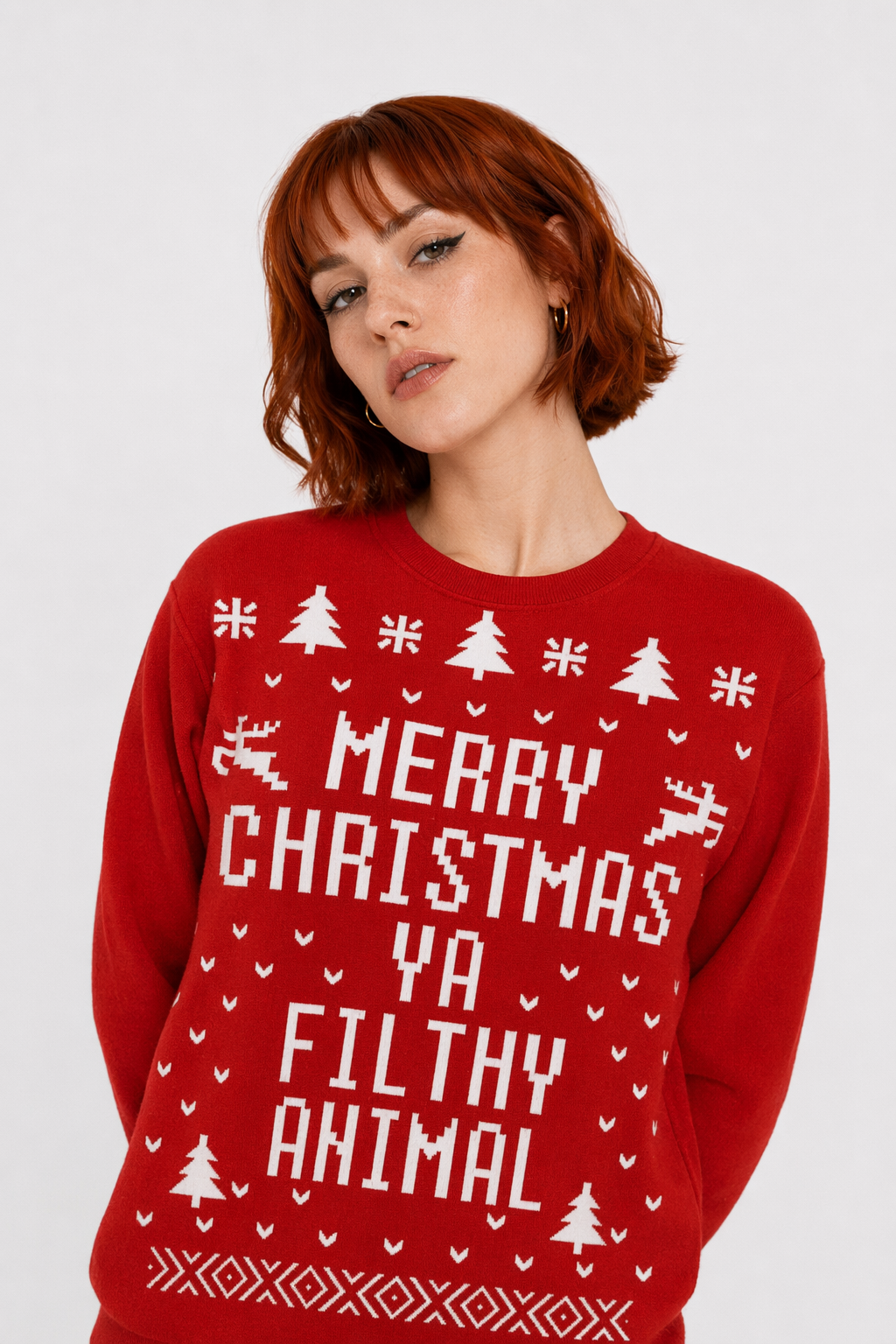 Cozy Christmas Crewneck Sweaters for Holiday Cheer Filthy Animal