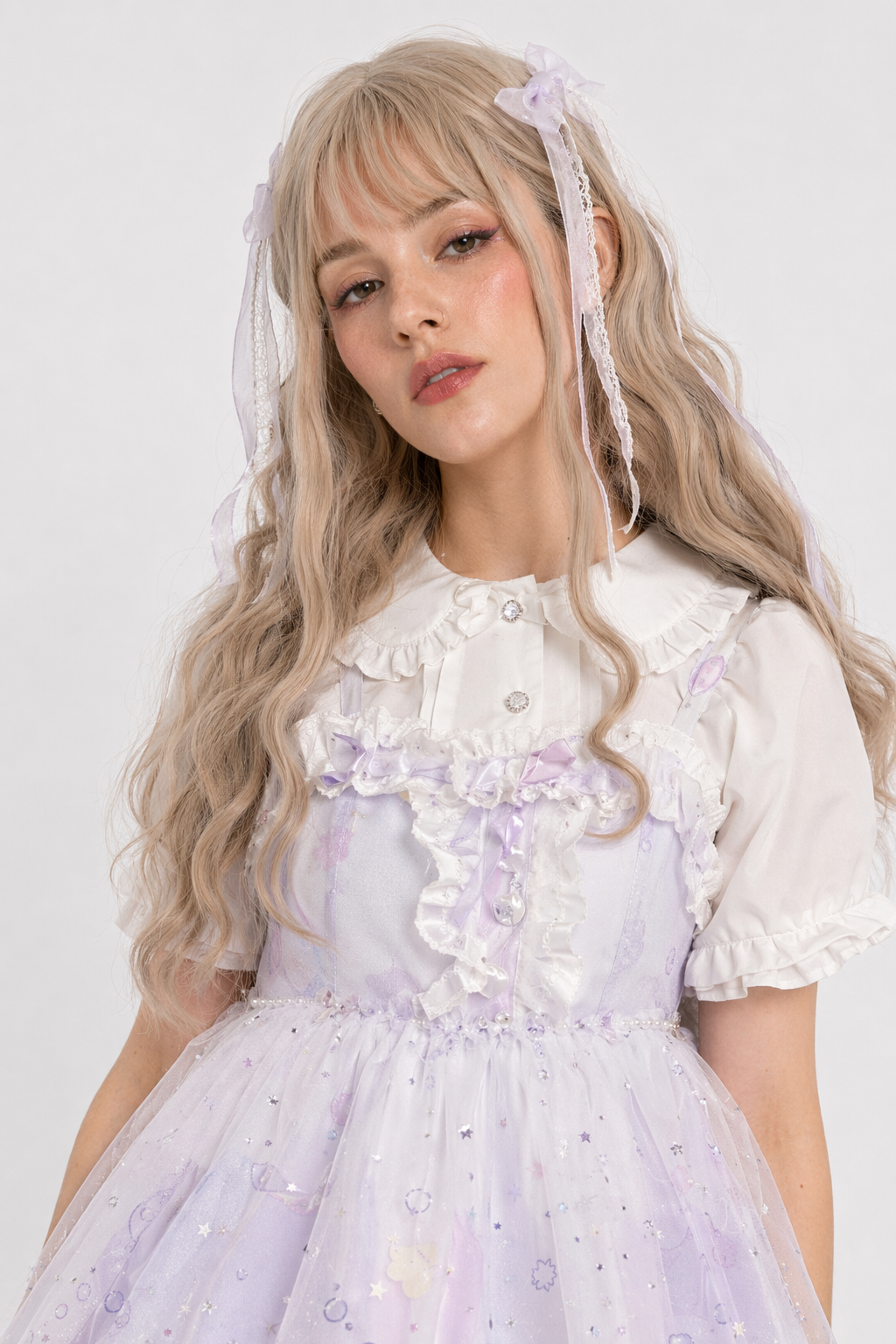 Lavender Bunny Lolita Dress for Kawaii Princesses and Dance Lovers Default
