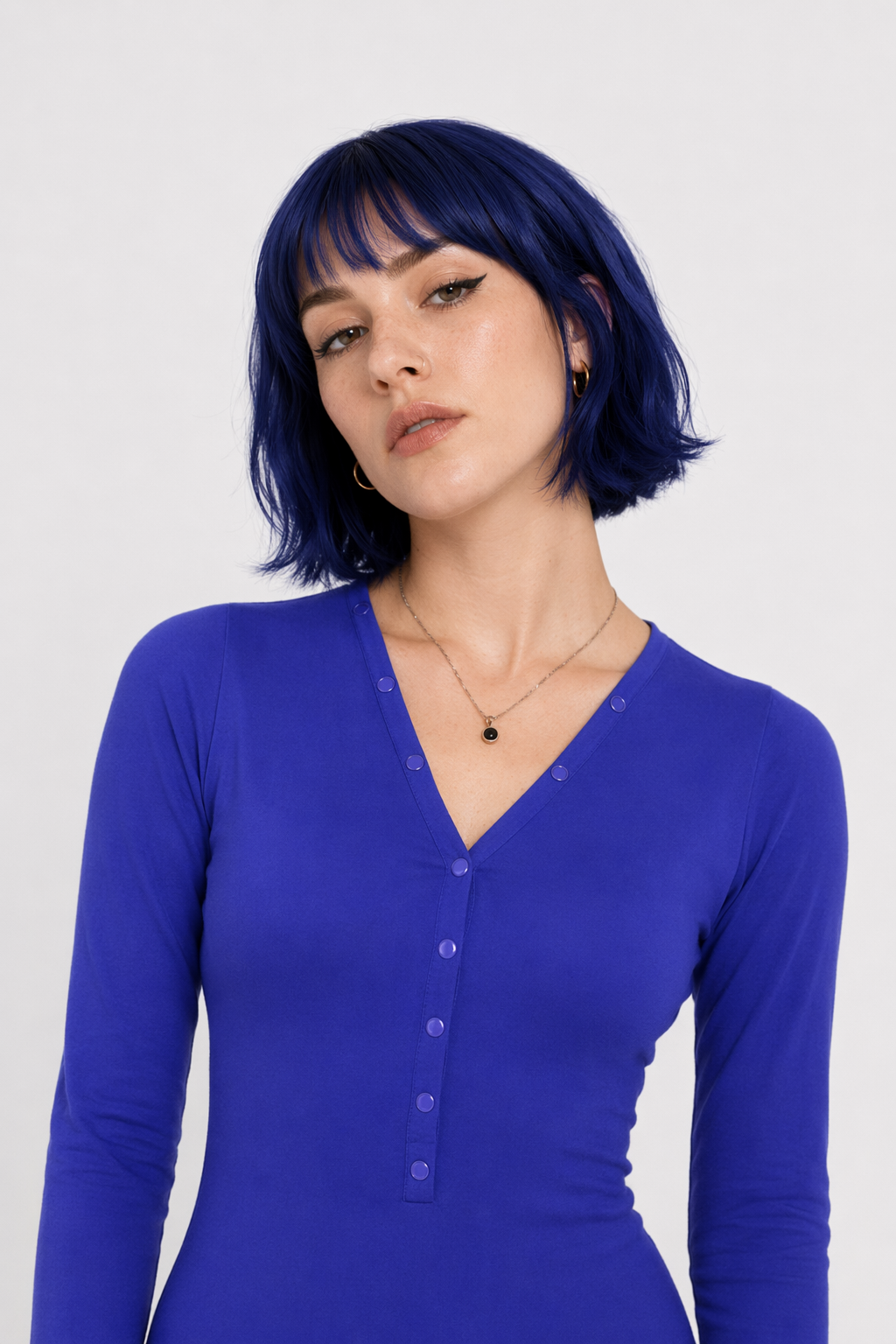 Adult Onesie with Soft Fabric and Secure Snap Closures in Various Colors Blue