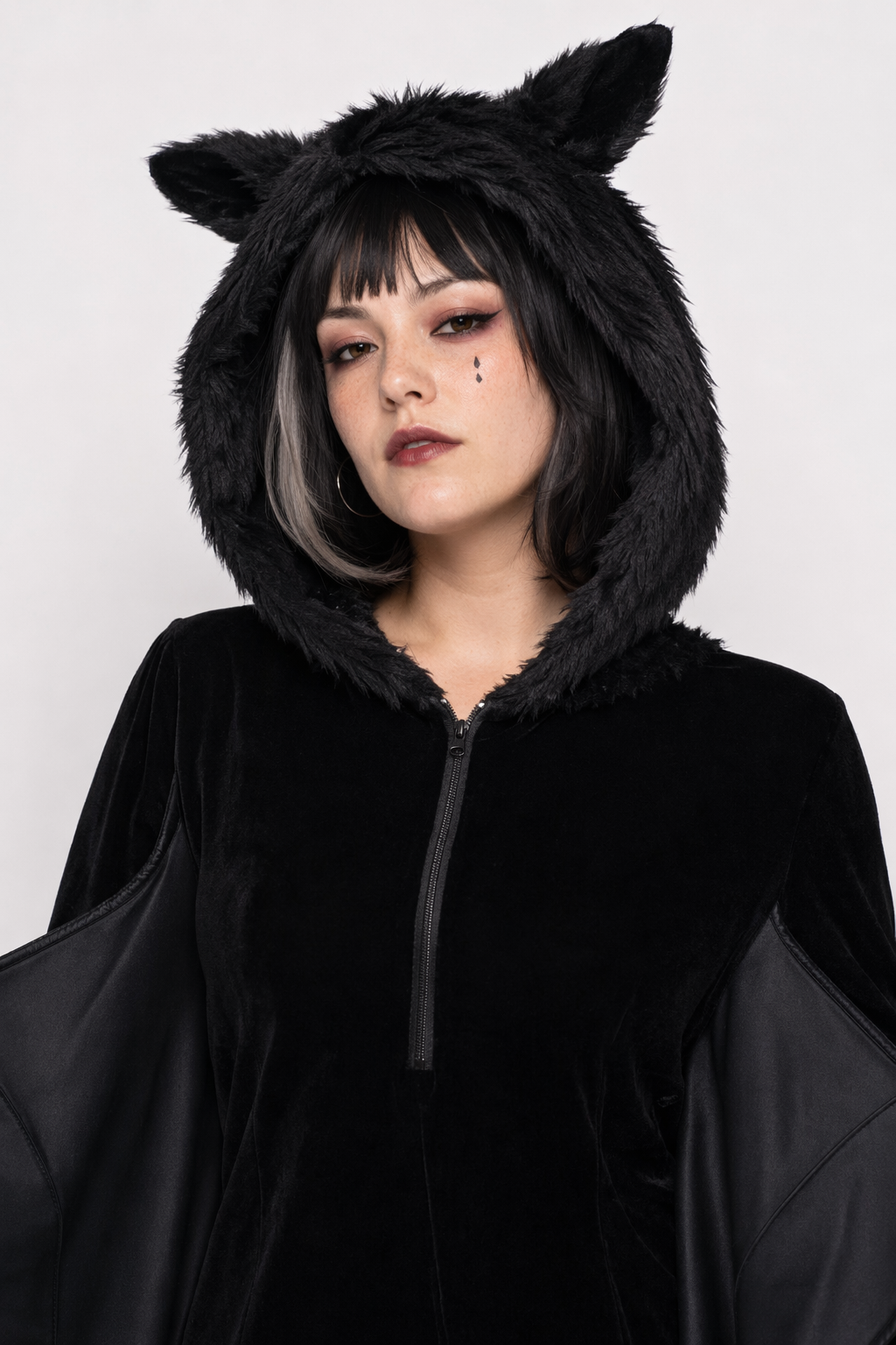 Bat-Wing Furry Complete Cosplay Set for Halloween Fun 4XL