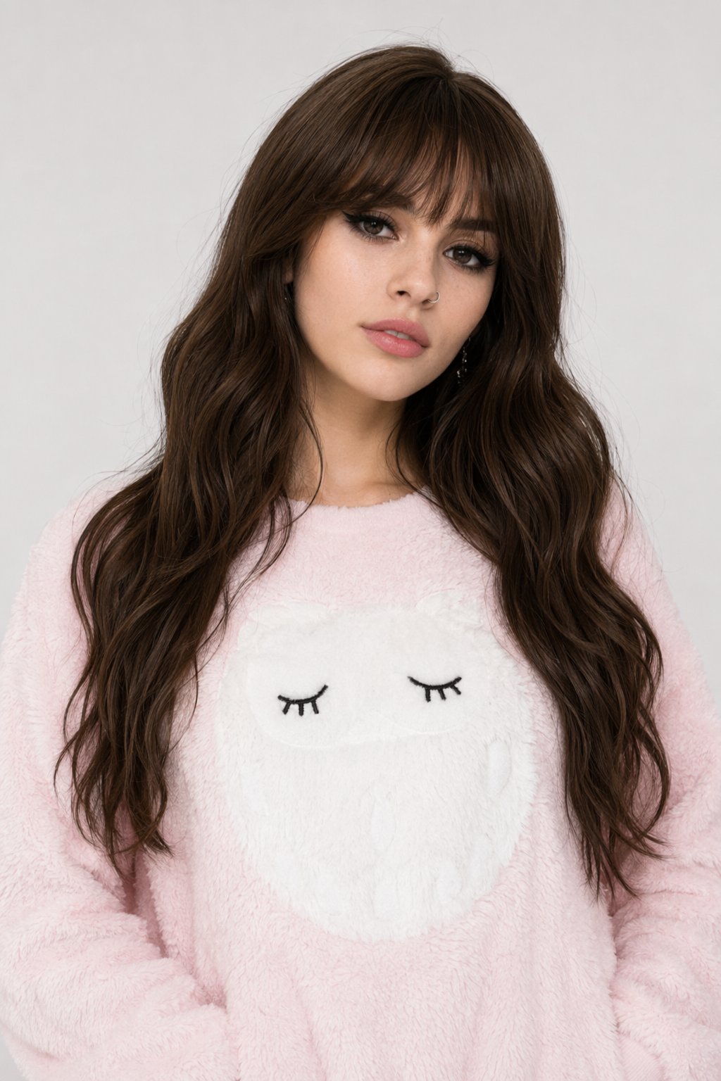 Adorable Fuzzy Pajama Sets for a Cozy Kawaii Look Pink Owl