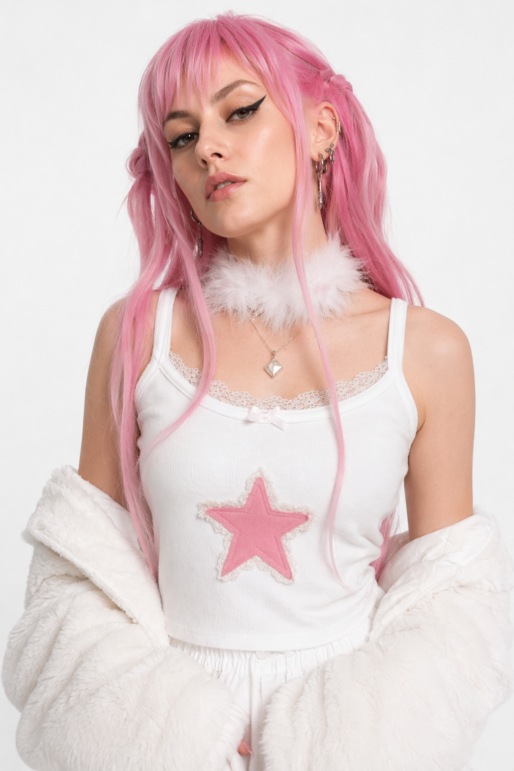 Pink Star Tank for a Magical Touch to Your Outfit S