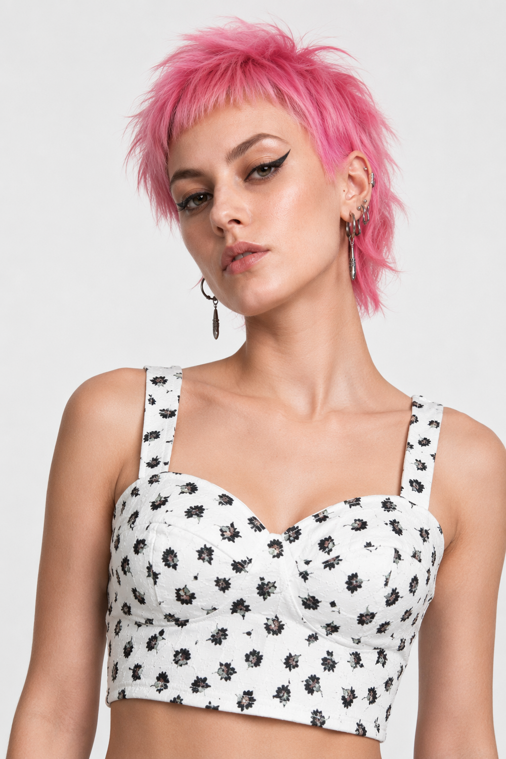Classy Summer Crop Top Camisole with Built-In Support 5