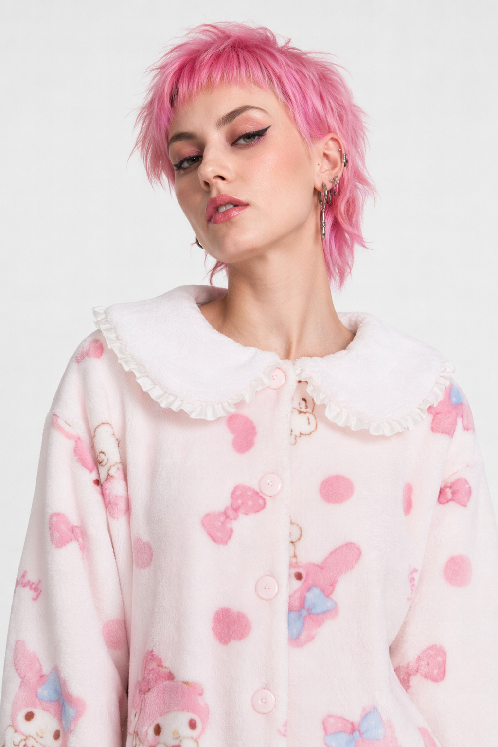 My Melody Inspired Pajama Set for Cozy Cosplay Parties L