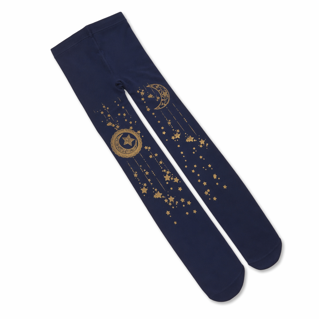 Steampunk Inspired Tights in Maroon, Navy Blue, and Jet Black Navy