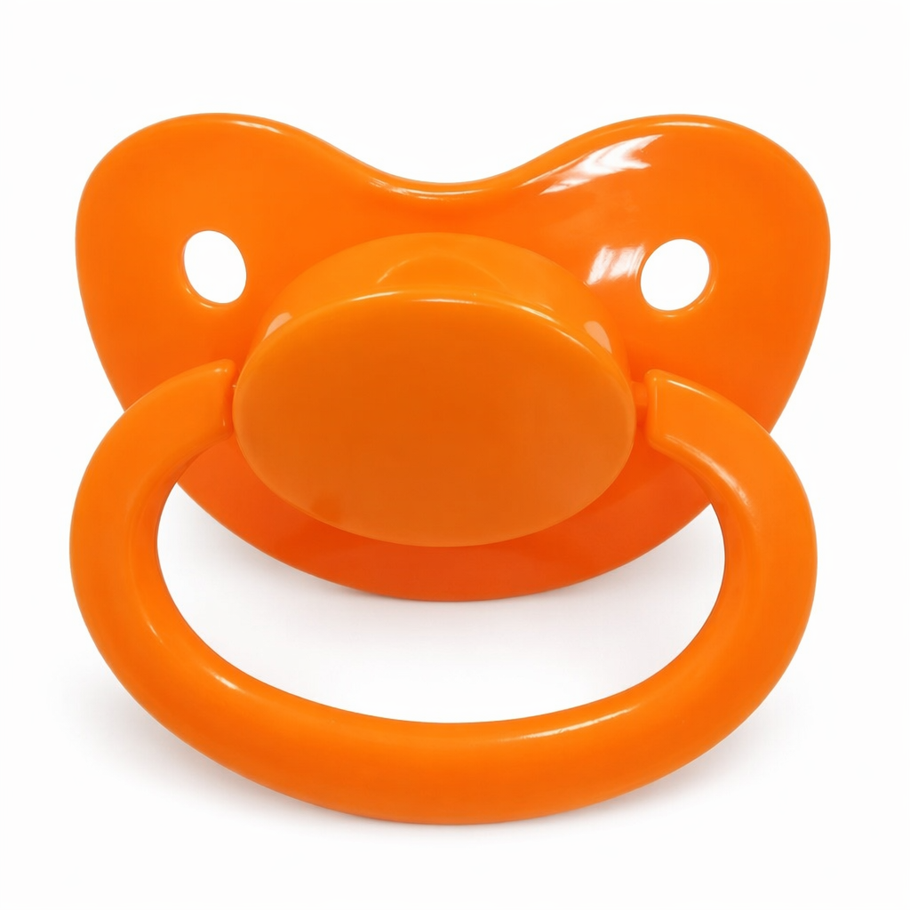 Orange BPA-Free Adult Pacifier with Discount Codes Available Default Title