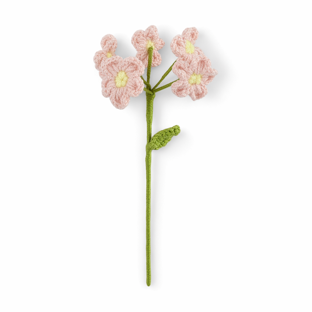 Unique Hand-Crocheted Flowers for Home and Special Events Pink Bunch Of Daisies