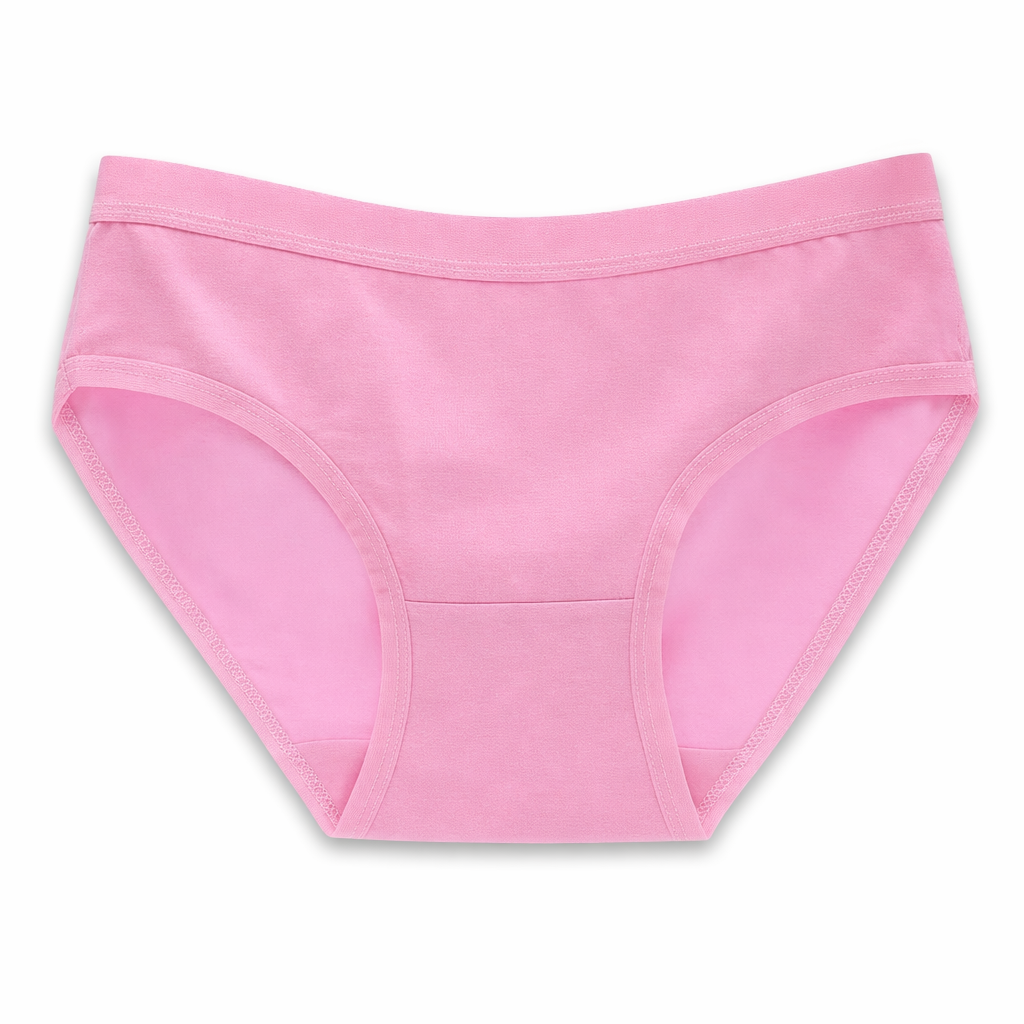 Classic Fit Panties in Adorable Patterns and Youthful Styles Bright Pink