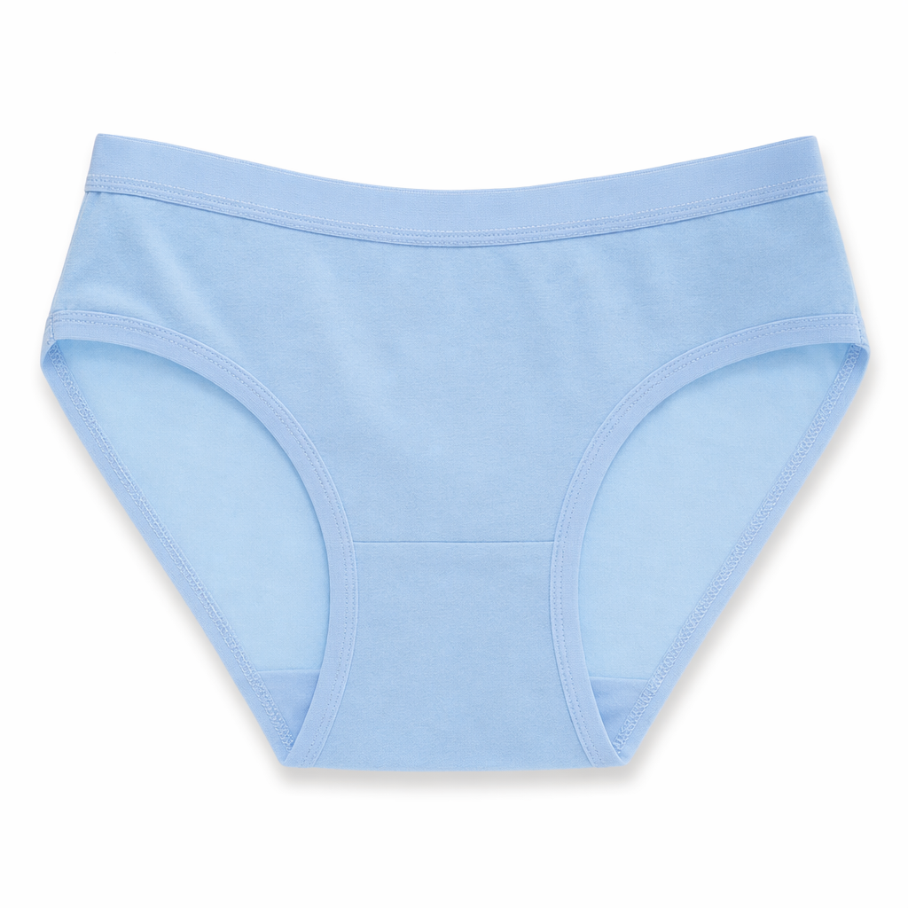 Classic Fit Panties in Adorable Patterns and Youthful Styles Blue