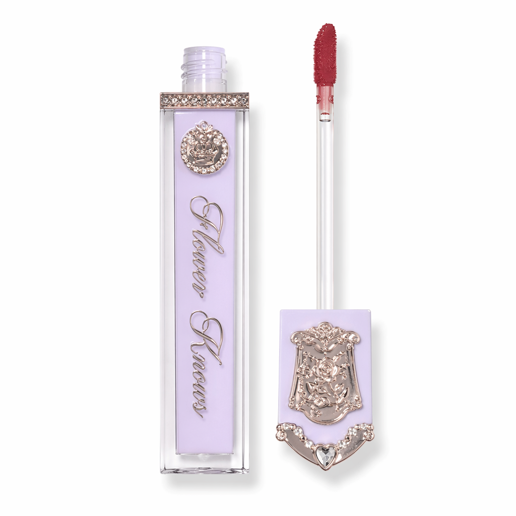 Crystal Embellished Jelly Liquid Lipsticks for a Luxurious Vanity Display JO5