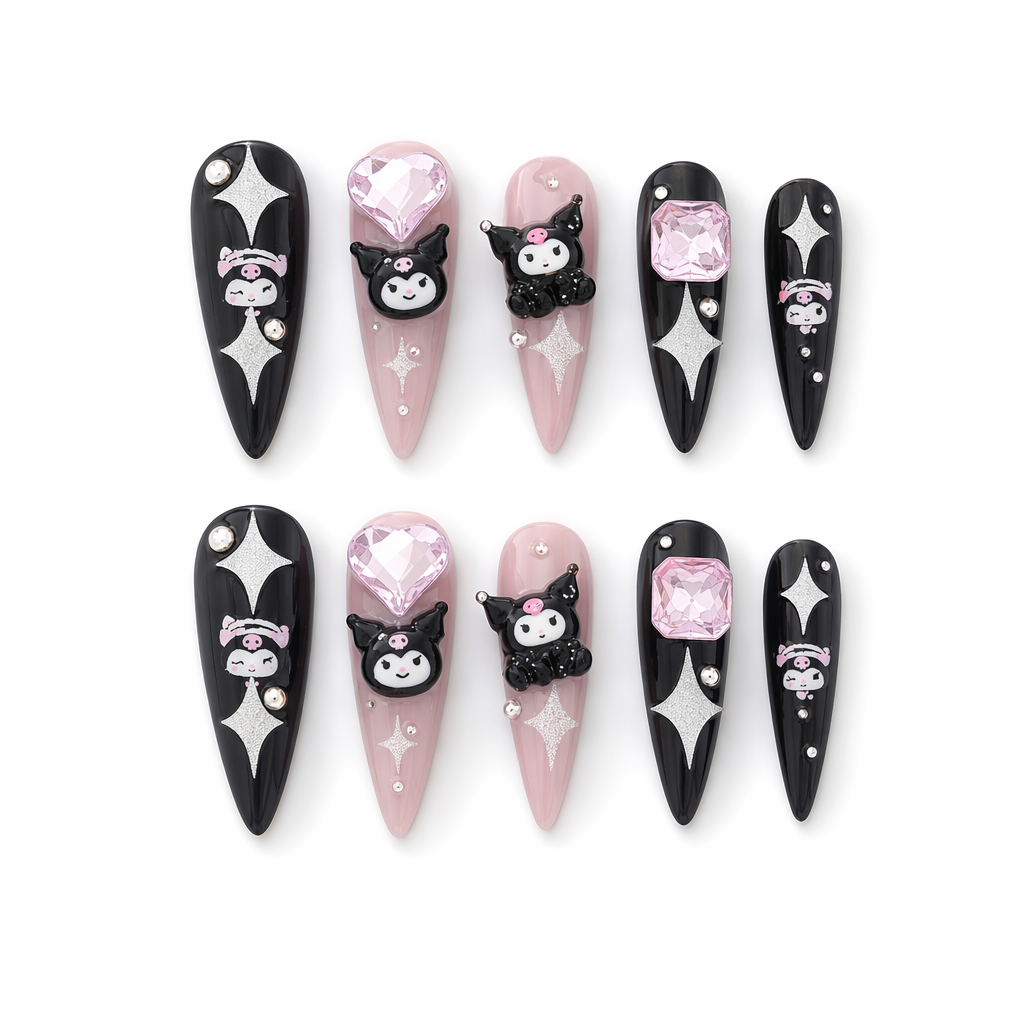Kawaii Deco Press On Nails for an Adorable Nail Makeover Y