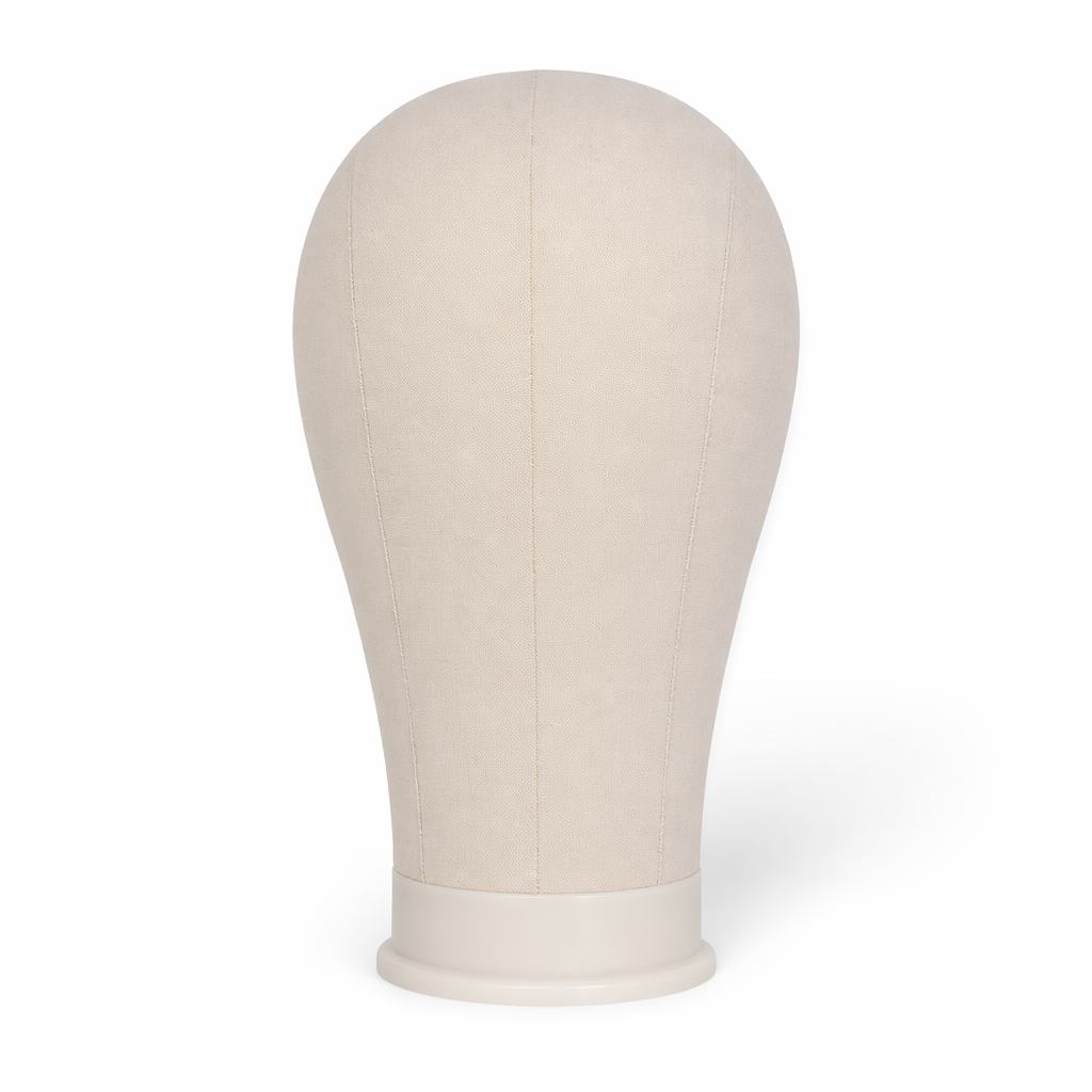 Canvas mannequin wig head 21 inches