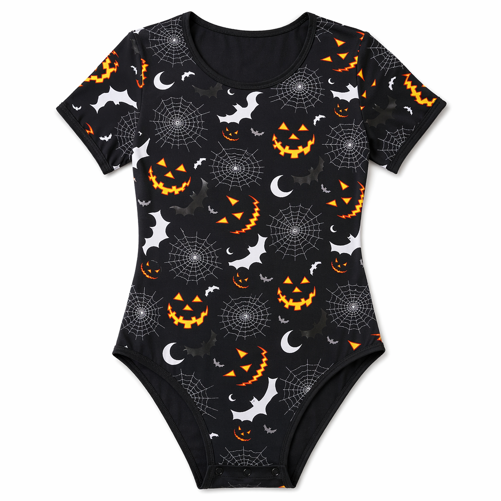 Spooky Cute Black Adult Onesie Available Org Instock with Size Chart 2XL