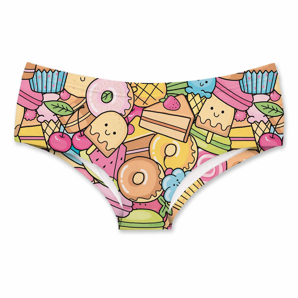 Bright Rainbow Kawaii Candy Panties for Cute and Adorable Vibes Default Title