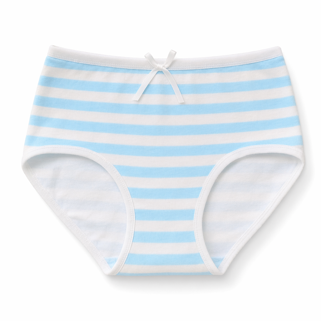Hatsune Miku Inspired Candy-Colored Full Brief Panties Blue