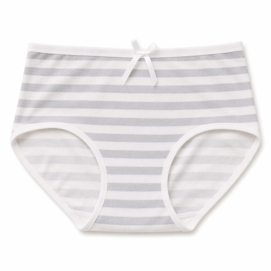 Hatsune Miku Inspired Candy-Colored Full Brief Panties Grey