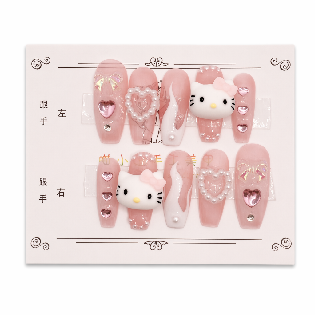 Kawaii Deco Press On Nails for an Adorable Nail Makeover C