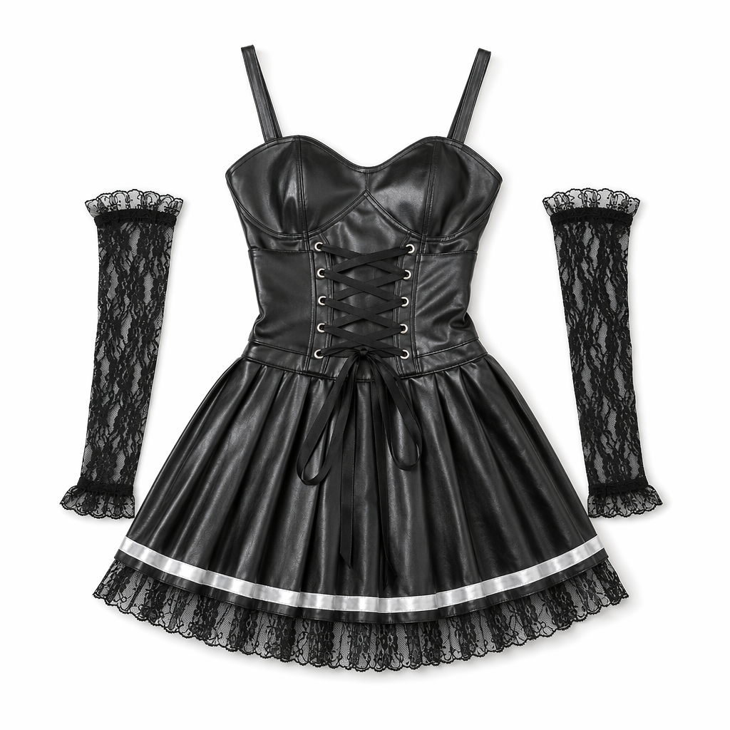 Death Note Misa Amane Cosplay Costume Set XXXL