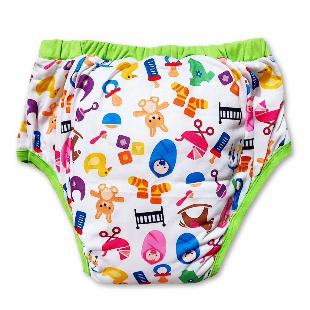 Kawaii Pattern Adult Baby Training Pants in New Condition M