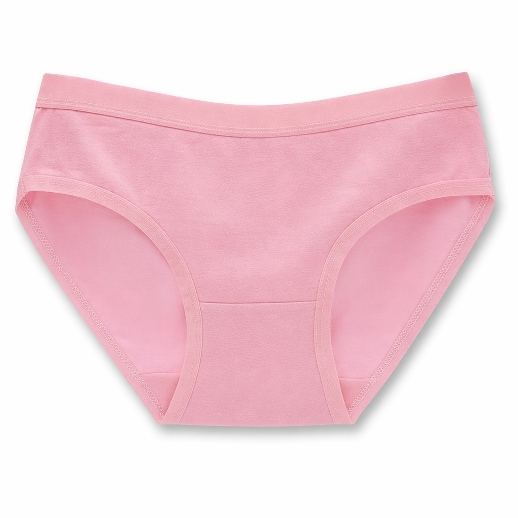 Classic Fit Panties in Adorable Patterns and Youthful Styles Pink