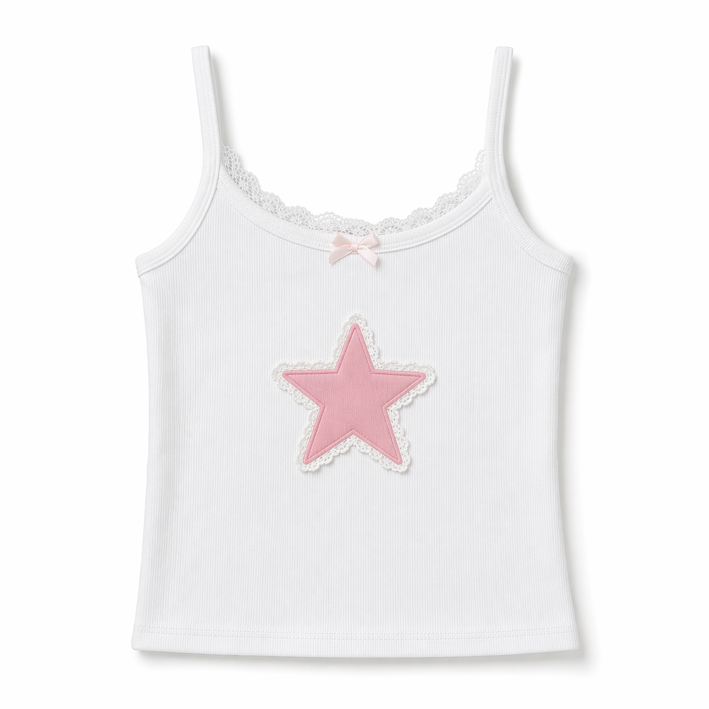 Pink Star Tank for a Magical Touch to Your Outfit S