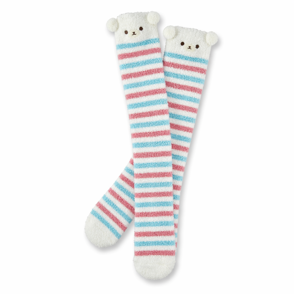 Furry Tall Thigh High Stockings for Cozy Comfort Default Title