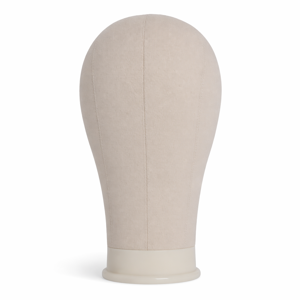 Canvas mannequin wig head 22 inches