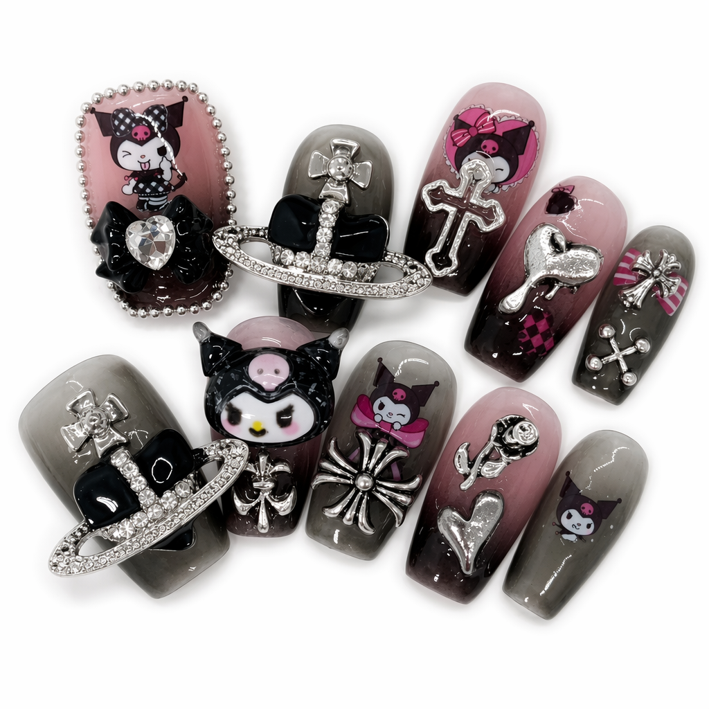 Kawaii Deco Press On Nails for an Adorable Nail Makeover 6Z