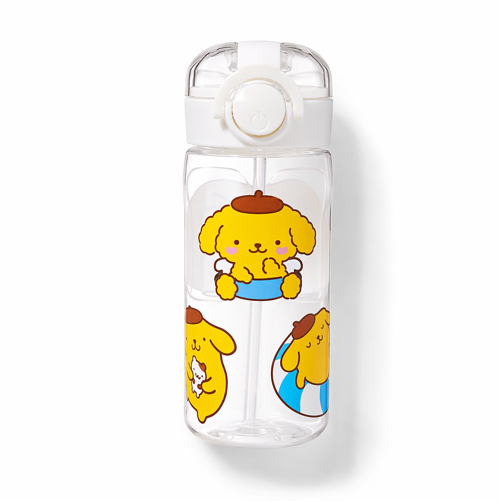 Adorable White Character Sippy Cups for Kids Yellow Dog