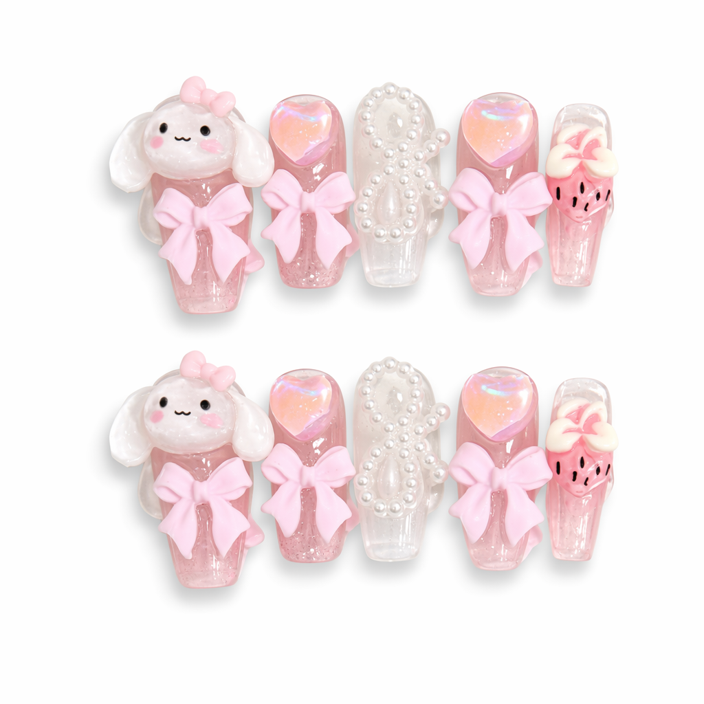 Kawaii Deco Press On Nails for an Adorable Nail Makeover U