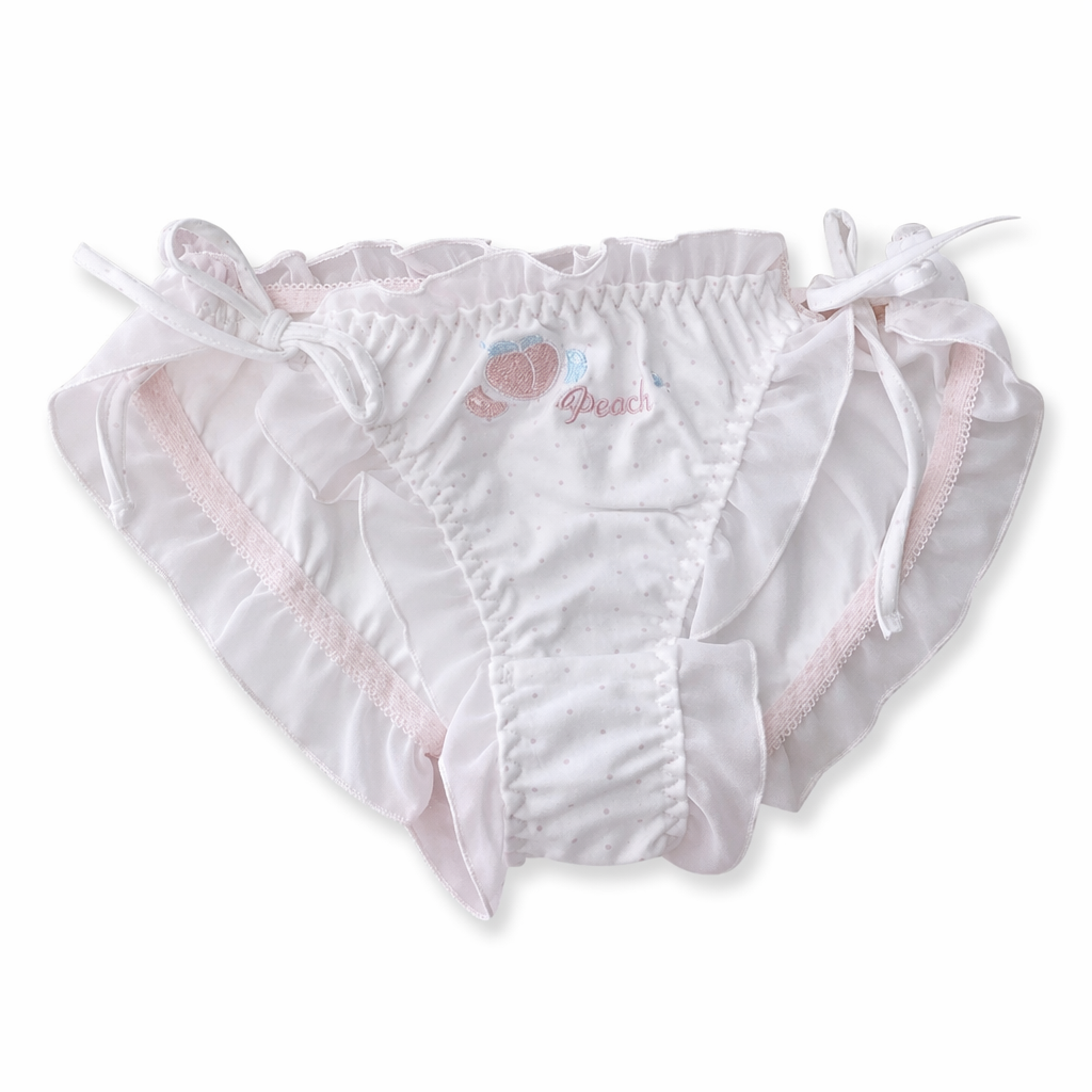 Flattering Peach Undies with Ribbons and Ruffles for Every Body Shape Default