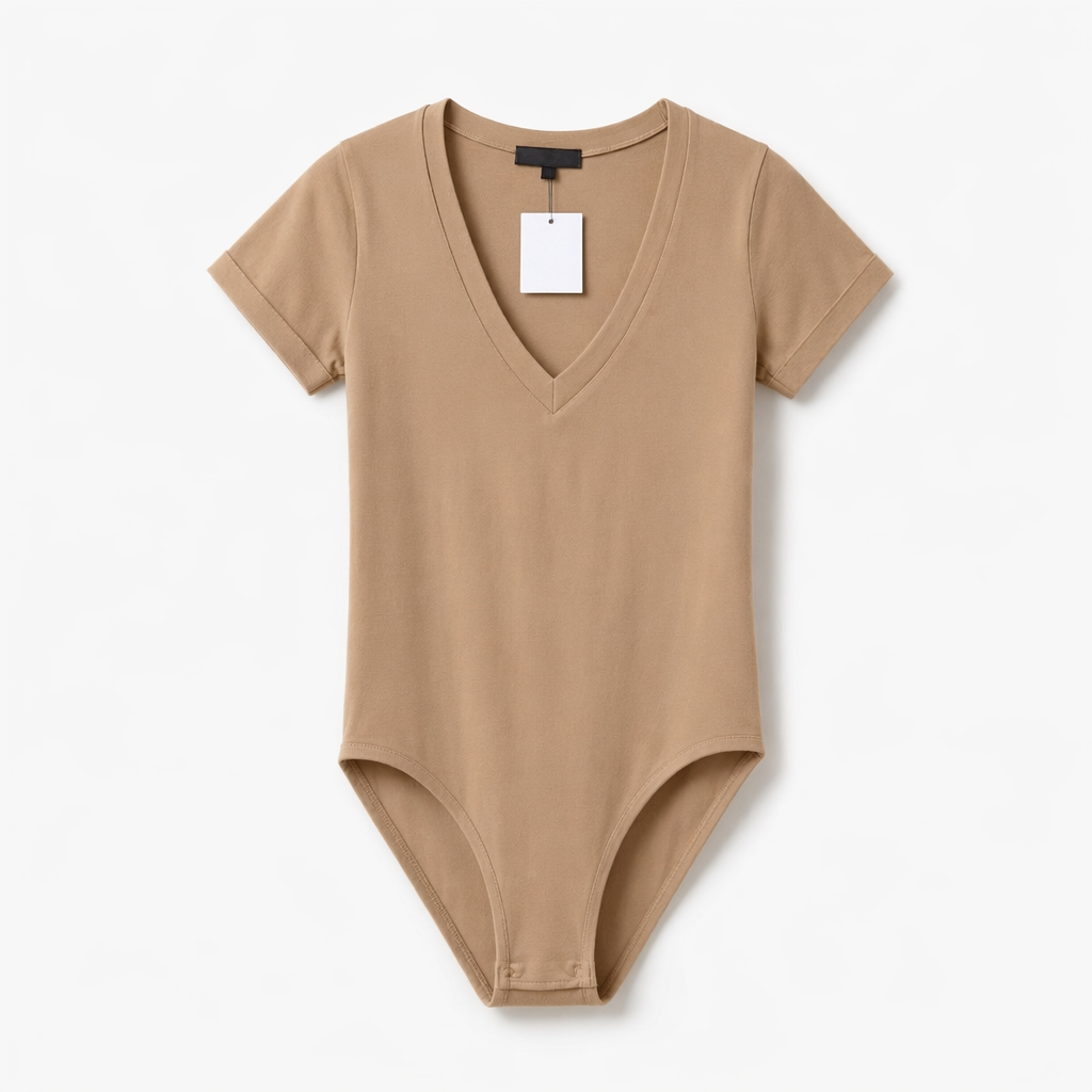 Traditional Cut Classic Color Onesie for Versatile Fashion Khaki