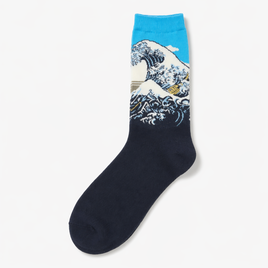 Cozy Knit Socks Featuring Vintage Artwork by Famous Artists 8