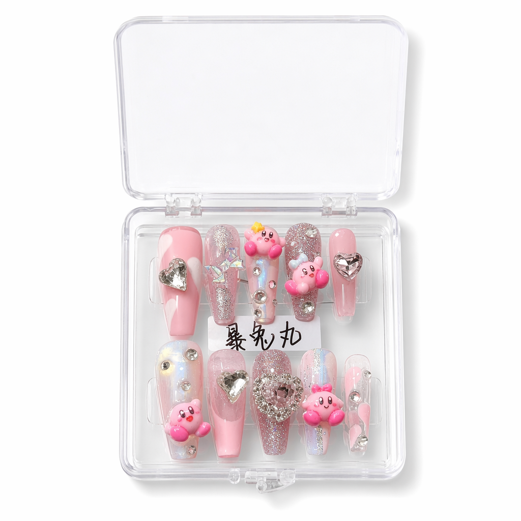 Kawaii Deco Press On Nails for an Adorable Nail Makeover M