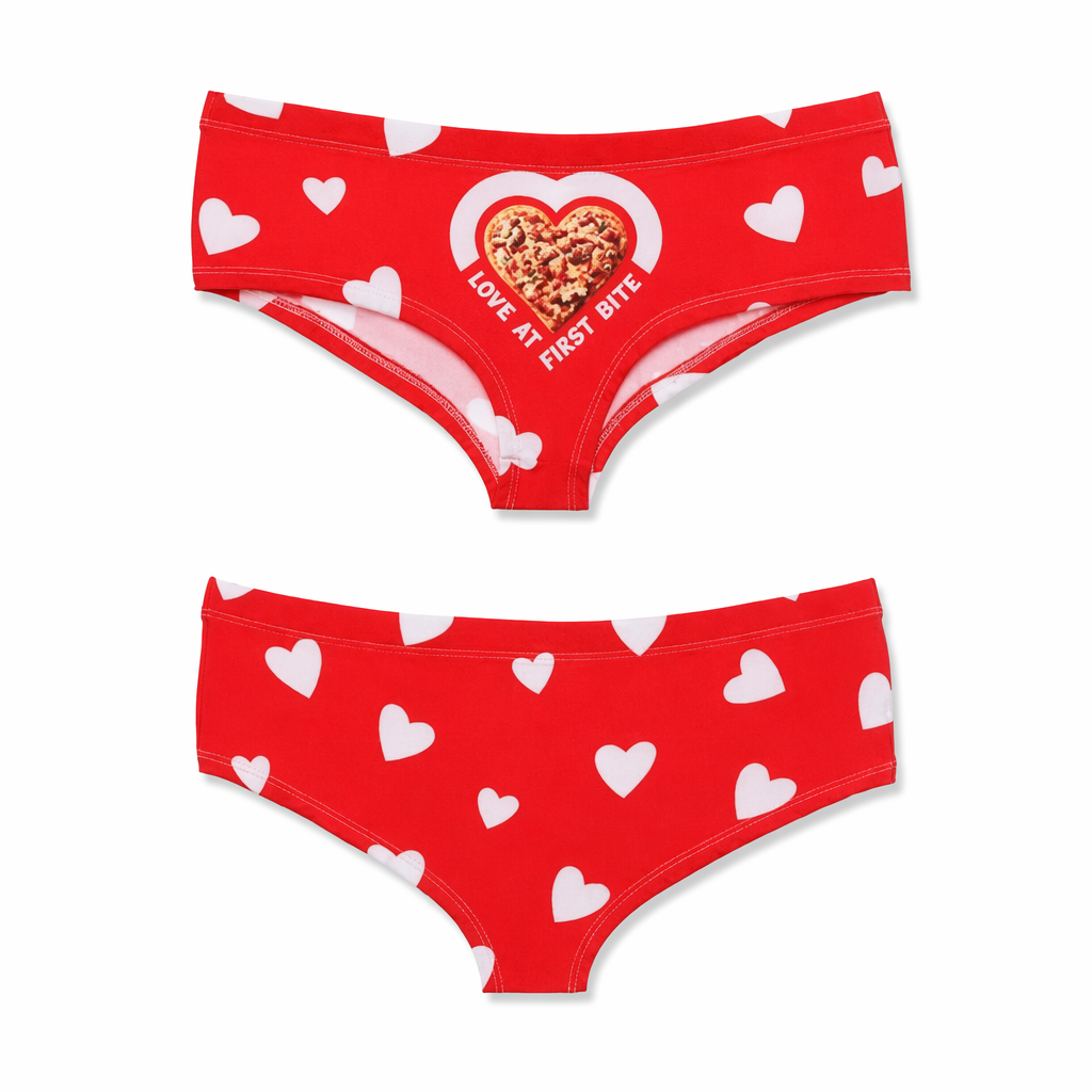 Pastel Fairy Kei Pocket Undies with Cheeky Sayings Heart
