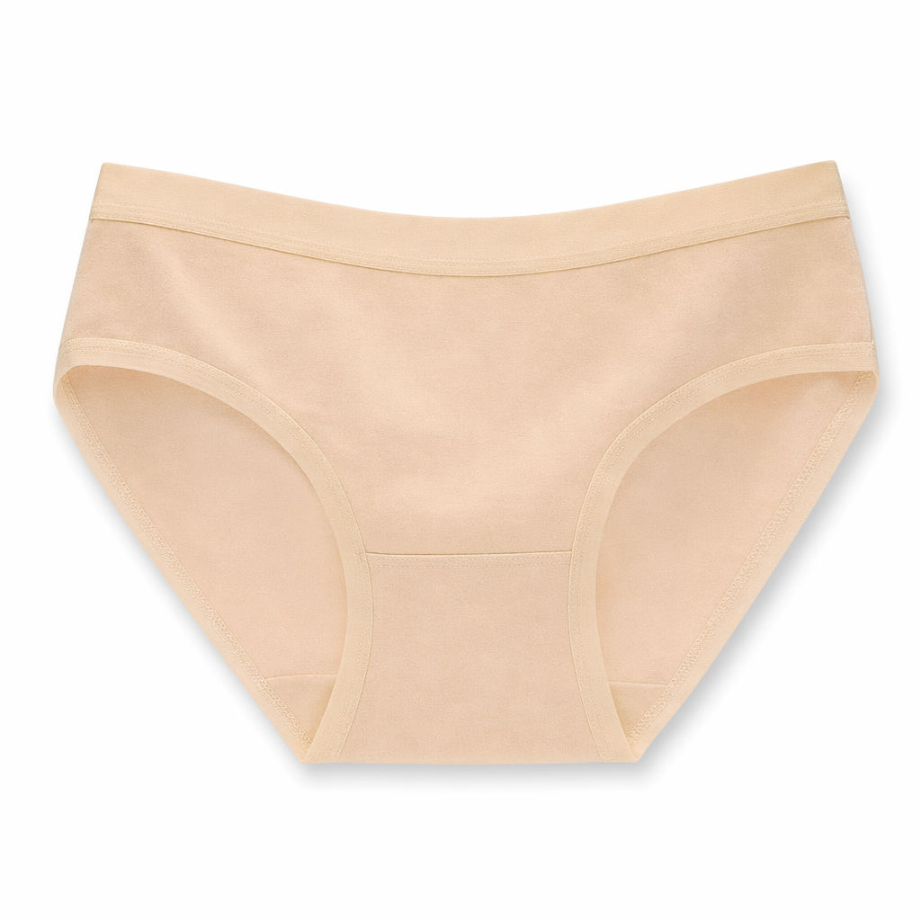 Classic Fit Panties in Adorable Patterns and Youthful Styles Beige