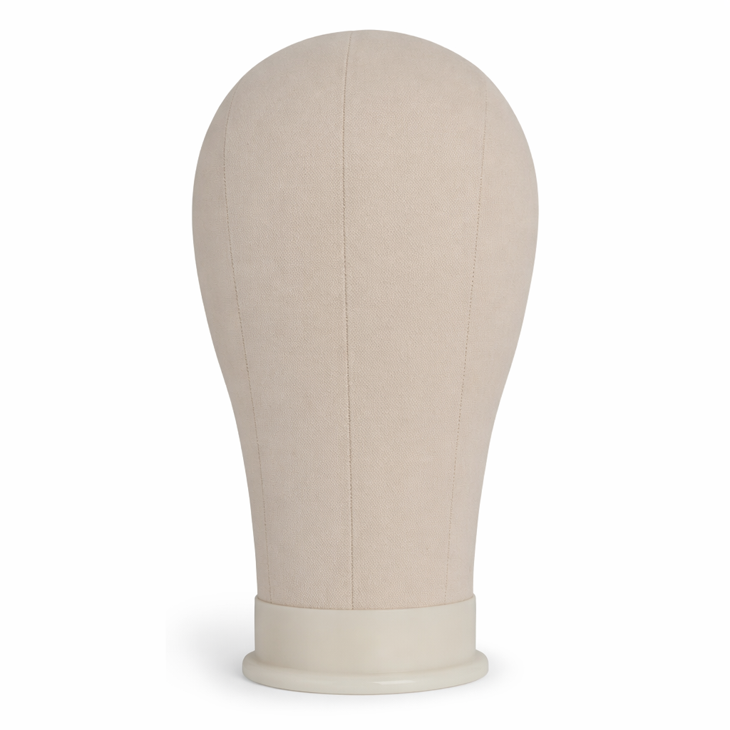 Canvas mannequin wig head 23 inches
